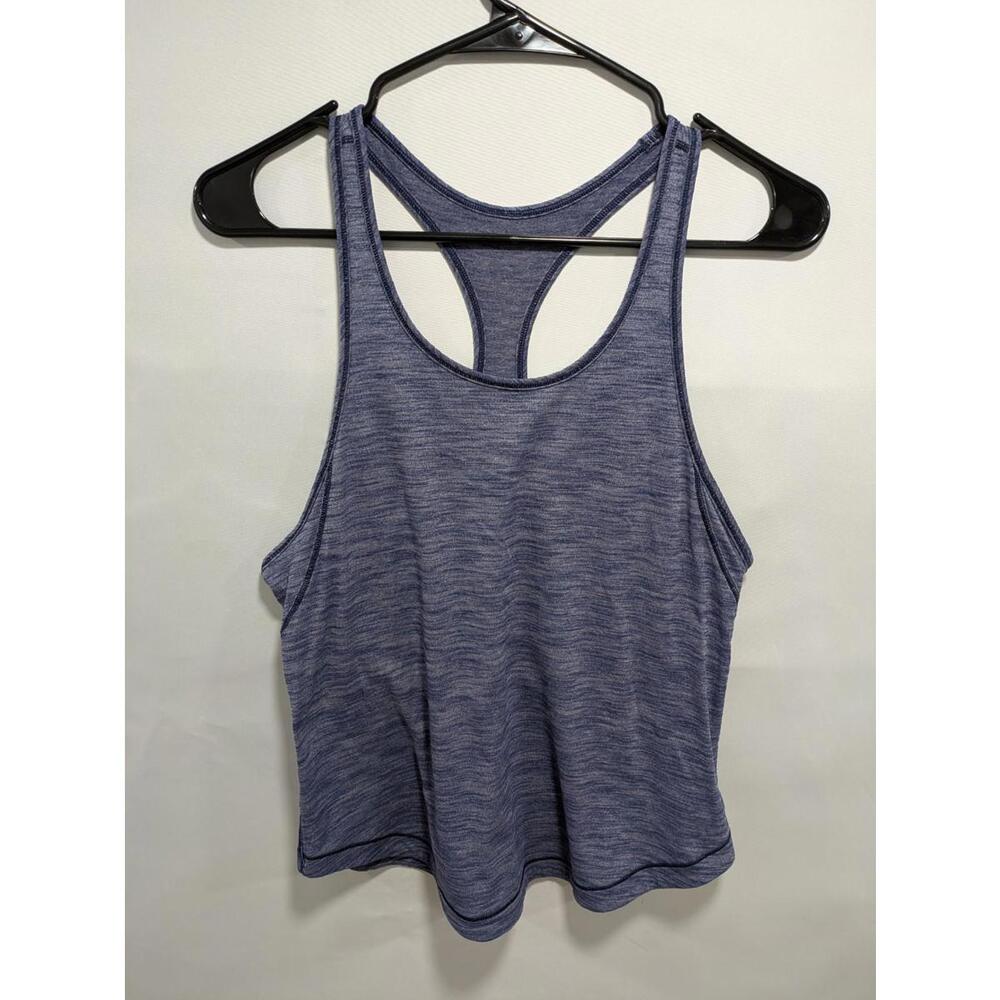 Womens Lululemon Essential Heather Misty Merlot Purple Tank Top Size Large L